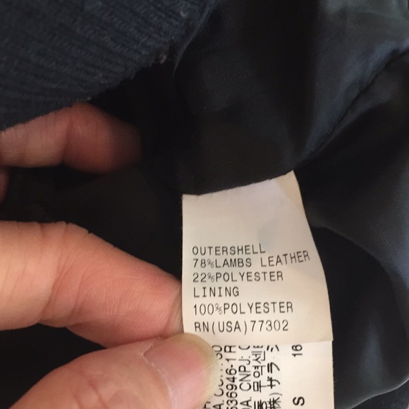 Zara black leather jacket - Picture 7 of 8